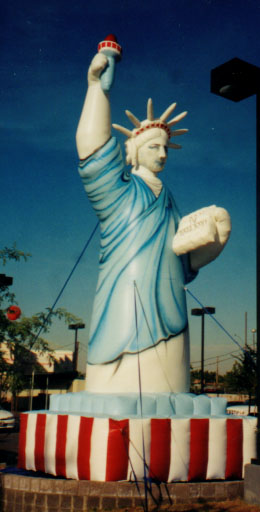 Statue of Liberty advertising balloon-25ft Statue of Liberty cold-air advertising inflatable